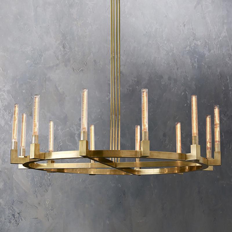 Cannele de Round Chandelier 60" - Grace Lamp