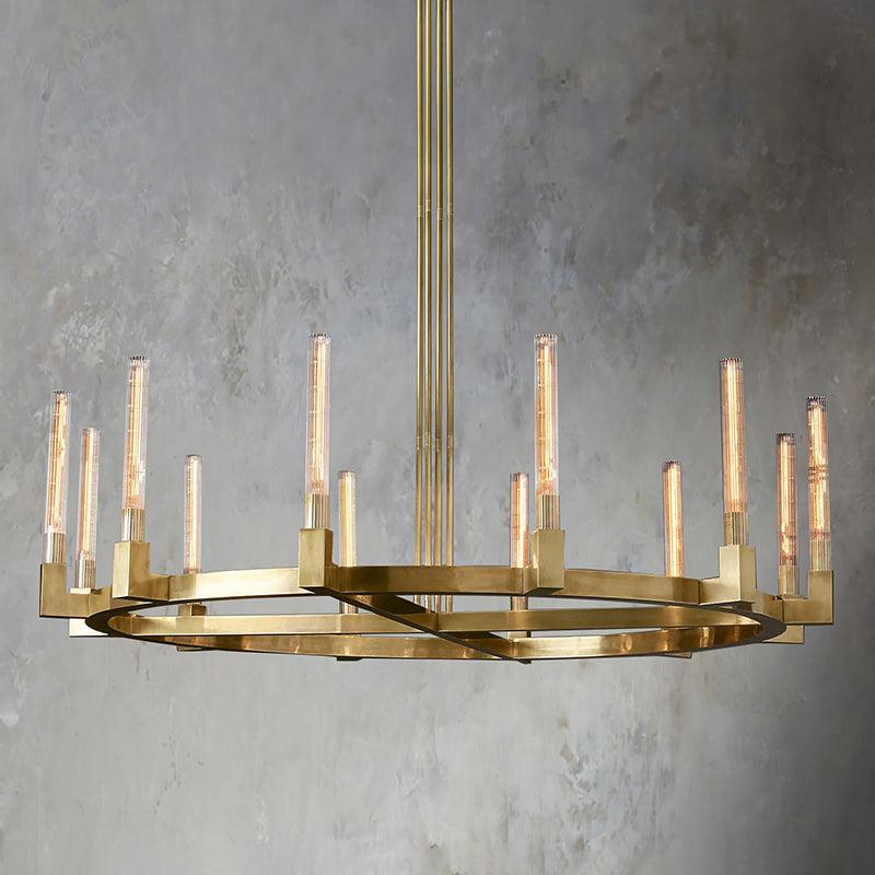 Cannele de Round Chandelier 60" - Grace Lamp