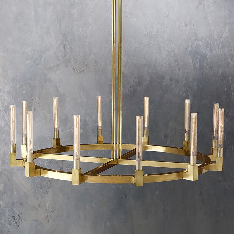 Cannele de Round Chandelier 60" - Grace Lamp