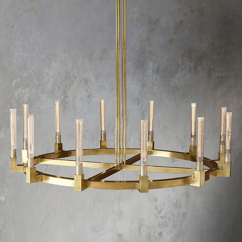 Cannele de Round Chandelier 60" - Grace Lamp
