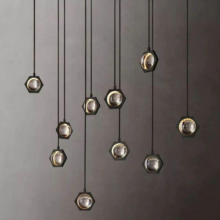 Eclatant Linear Chandelier 72" - Grace Lamp
