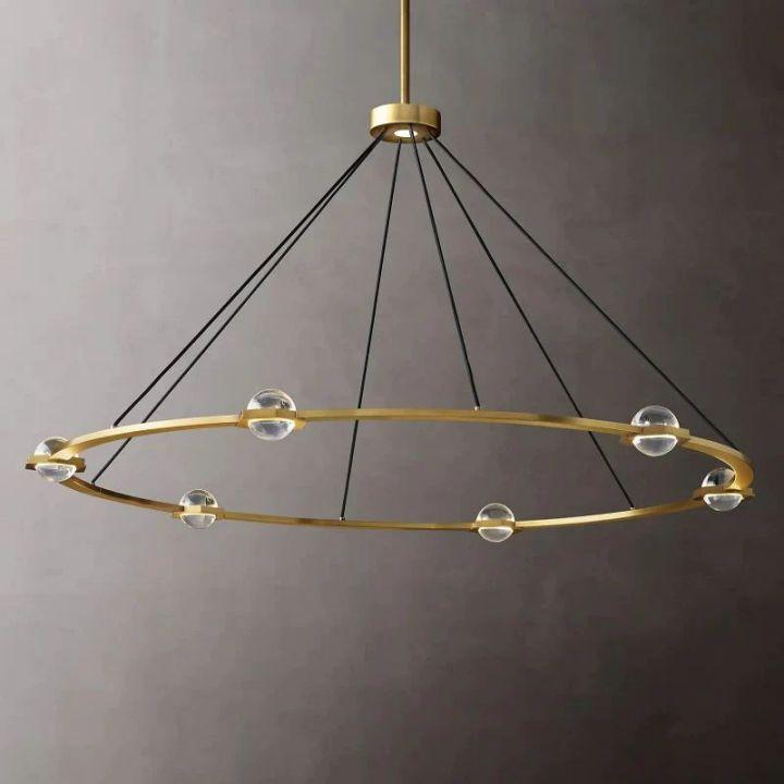 Eclatant Round Chandelier 60" - Grace Lamp