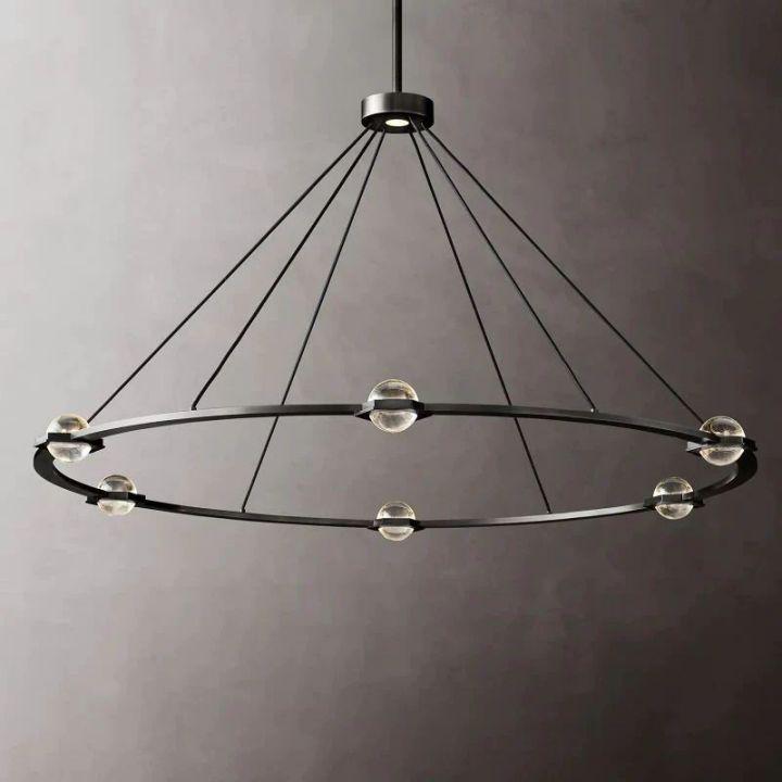 Eclatant Round Chandelier 60" - Grace Lamp