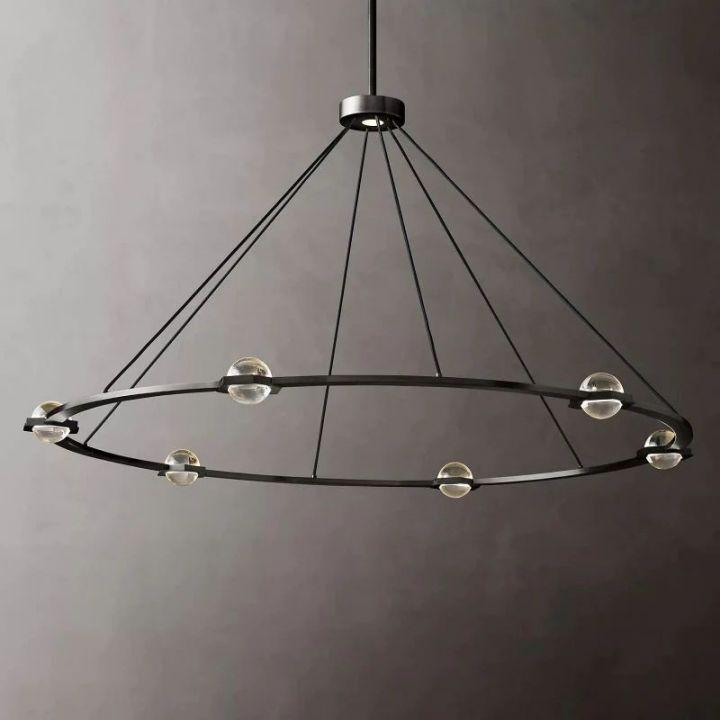 Eclatant Round Chandelier 60" - Grace Lamp