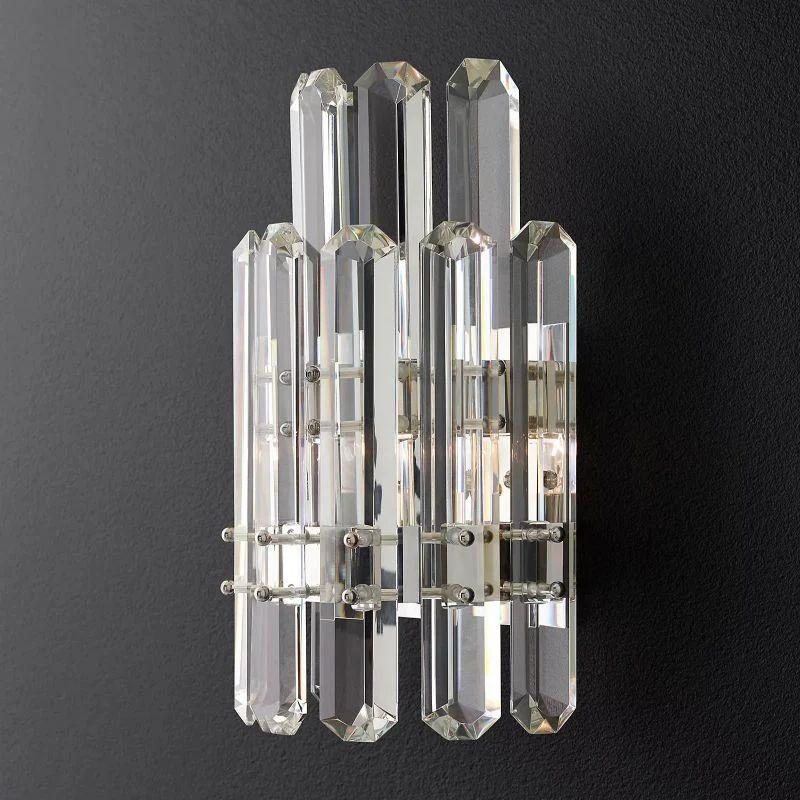 Bonnington Prism Crystal 2-Tier Wall Sconce - Grace Lamp