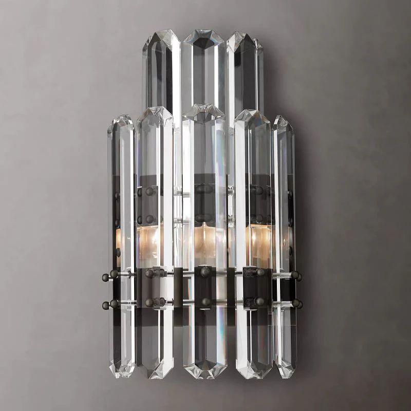 Bonnington Prism Crystal 2-Tier Wall Sconce - Grace Lamp