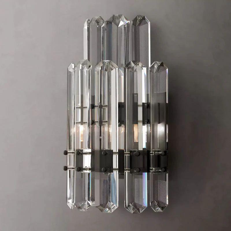Bonnington Prism Crystal 2-Tier Wall Sconce - Grace Lamp