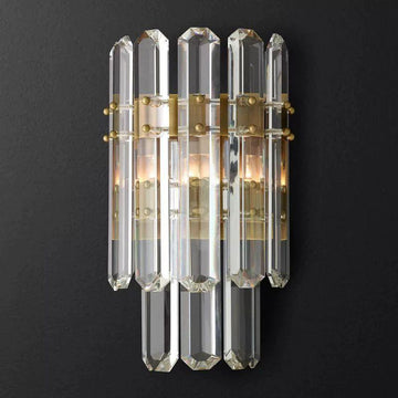 Bonnington Prism Crystal 2-Tier Wall Sconce - Grace Lamp