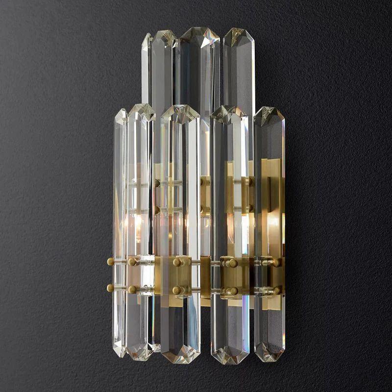 Bonnington Prism Crystal 2-Tier Wall Sconce - Grace Lamp