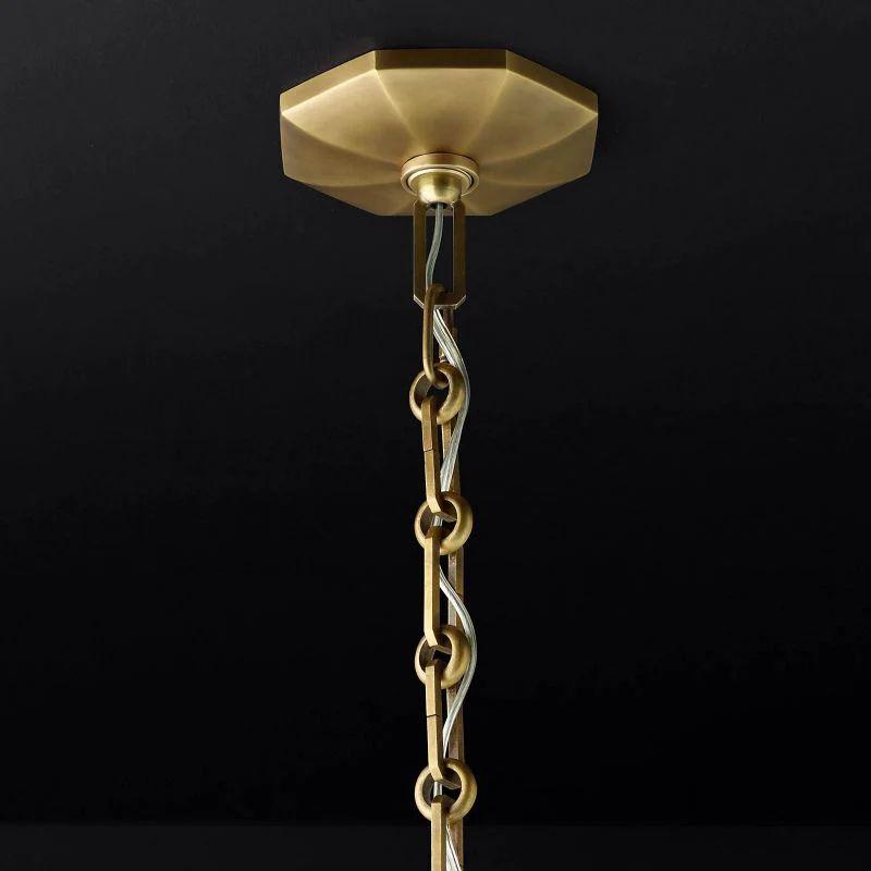 Bonnington Prism Crystal Round Chandelier 36" - Grace Lamp