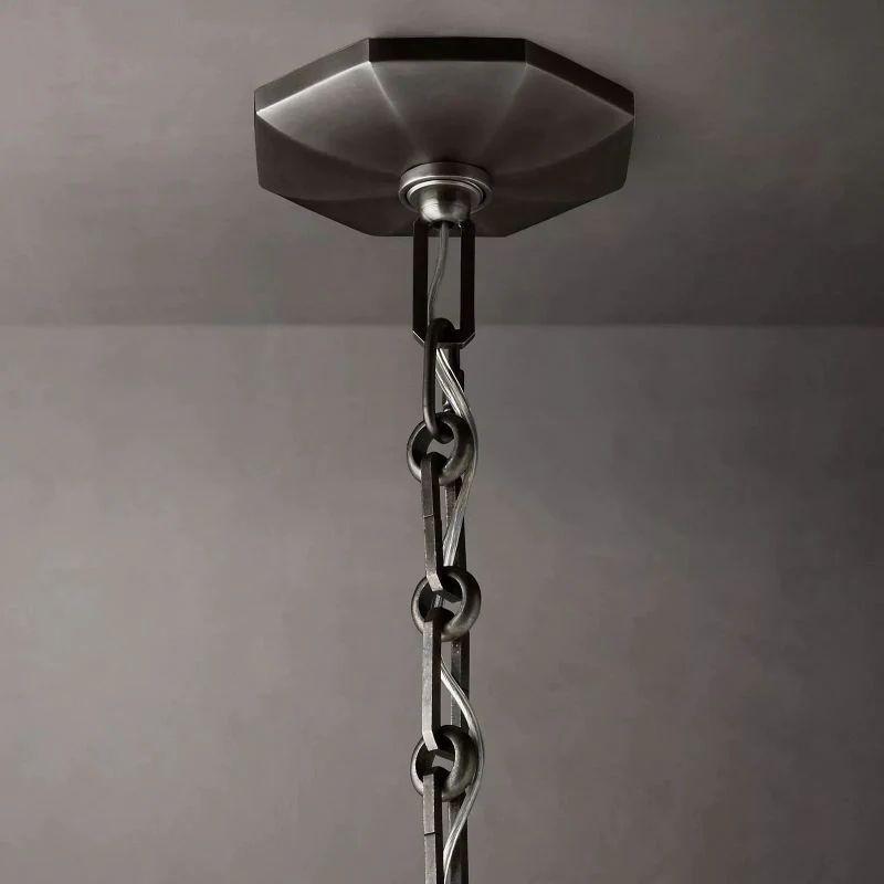 Bonnington Prism Crystal Round Chandelier 36" - Grace Lamp