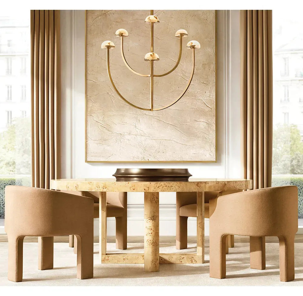 PEDRA ROUND CHANDELIER 32" - Grace Lamp