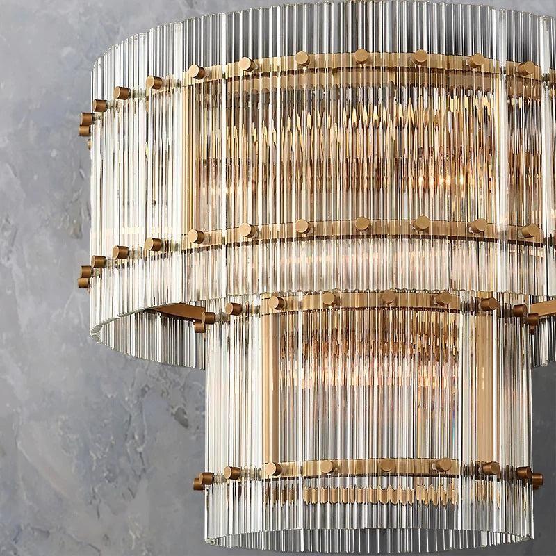 San Marco Two-tier Luxury Round Chandelier 22" - Grace Lamp