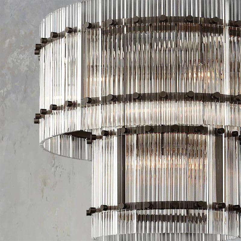 San Marco Two-tier Luxury Round Chandelier 22" - Grace Lamp