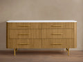 Findlay Six Drawer Dresser - Grace Lamp