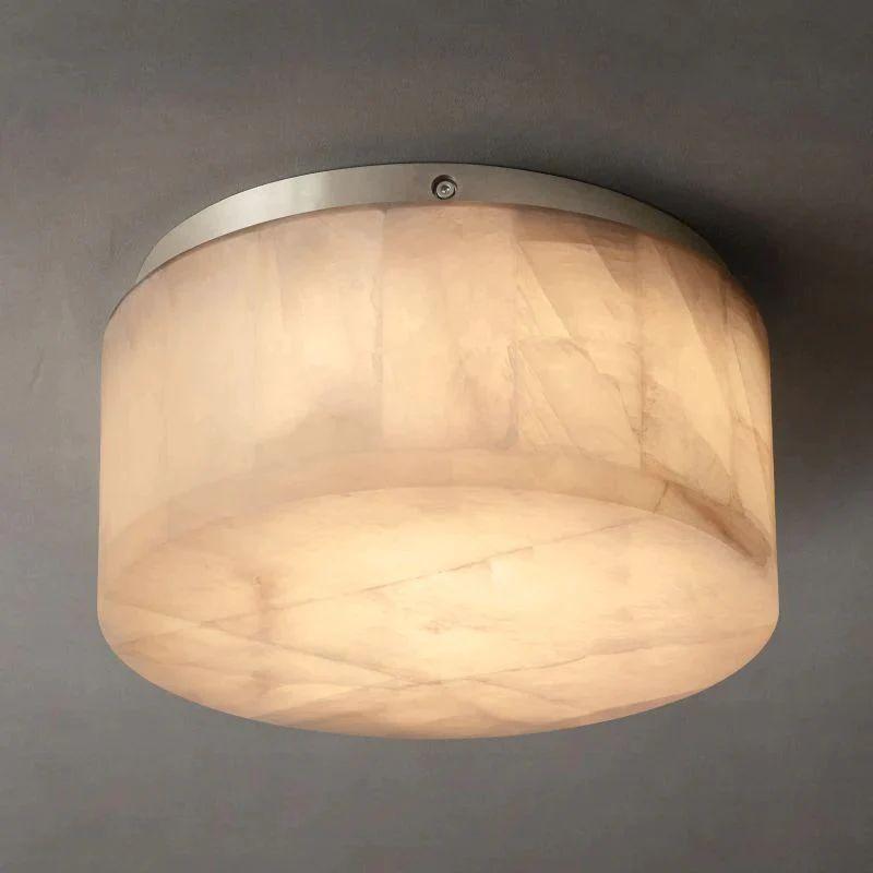 Rivage Calcite Round Flushmount 6"10"14" - Grace Lamp