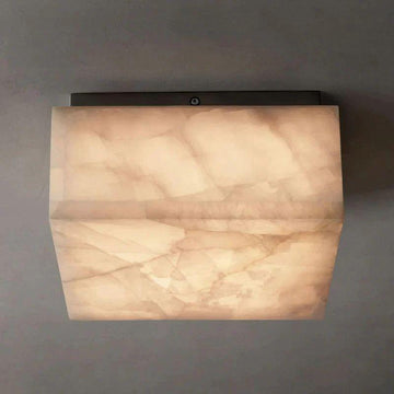 Rivage Calcite Square Flushmount 6"10"14" - Grace Lamp