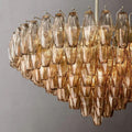 Chiara Smoke Glass Tiered Round Chandelier 37