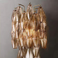 Chiara Smoke Glass Short Bedroom Wall Sconce - Grace Lamp