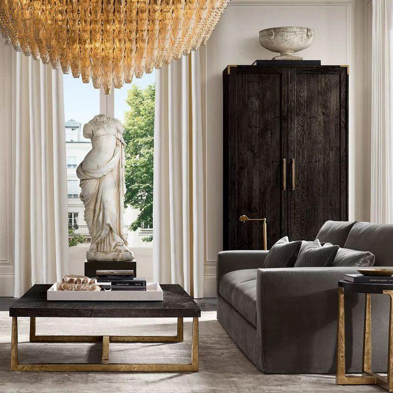 Chiara Clear Glass Square Chandelier 32" For Living Room - Grace Lamp
