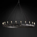 Camino Vintage Candelabra Round Chandelier 50''D - Grace Lamp