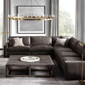 Camino Vintage Candelabra Round Chandelier 38''D - Grace Lamp