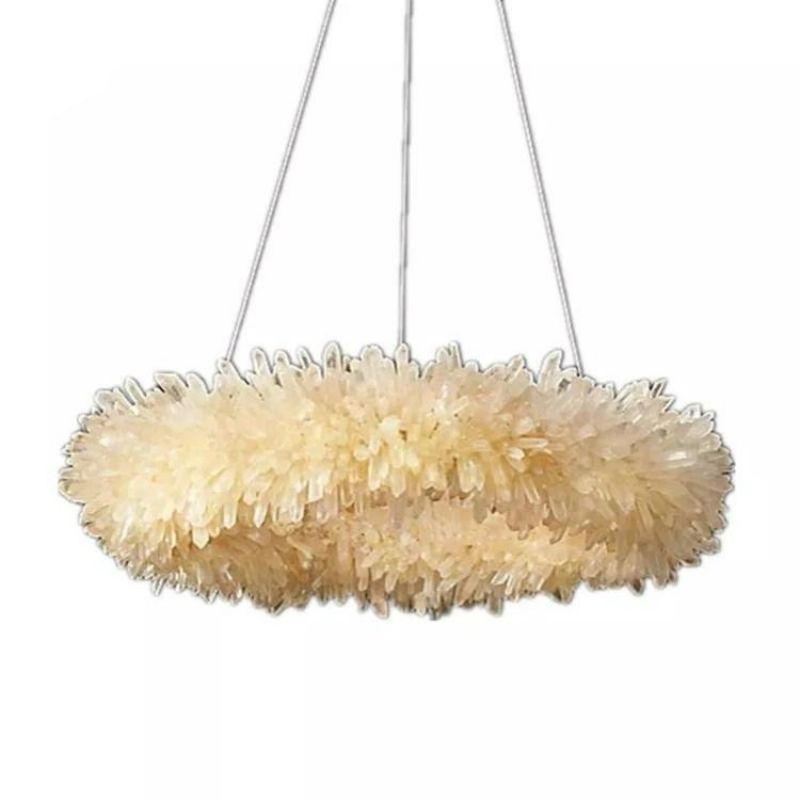 Vosa Crystal Halo Chandelier-Grace Lamp