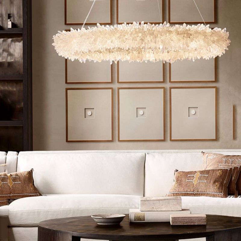 Vosa Crystal Halo Chandelier-Grace Lamp