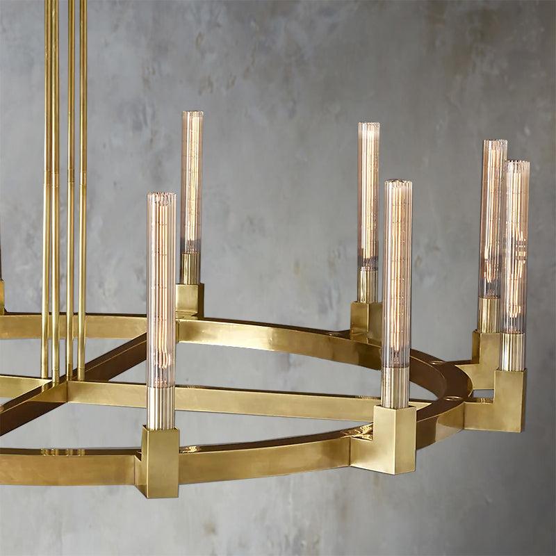 Cannele de Round Chandelier 60" - Grace Lamp