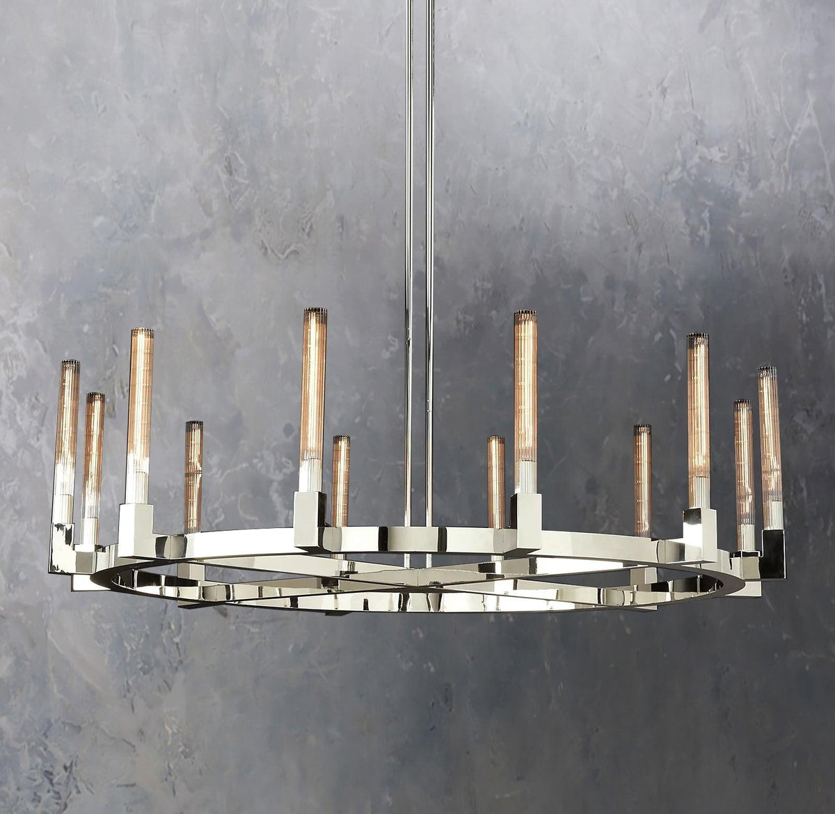 Cannele de Round Chandelier 60" - Grace Lamp