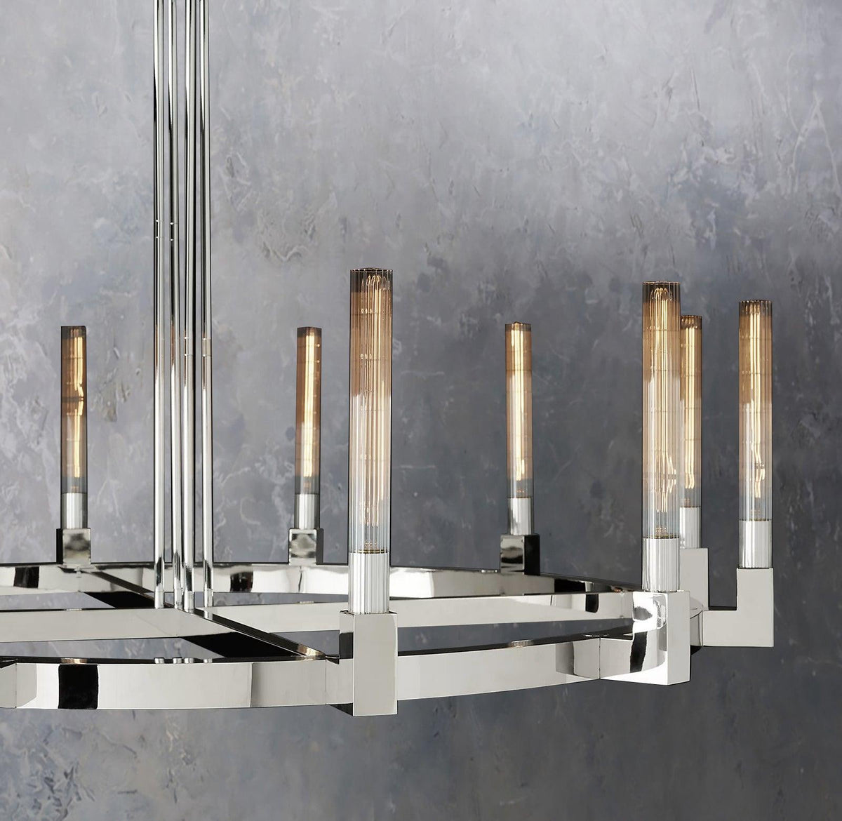 Cannele de Round Chandelier 60" - Grace Lamp