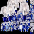 Baccarat Zenith Faunacrystopolis Blue Crystal Chandelier - Grace Lamp