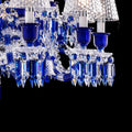 Baccarat Zenith Faunacrystopolis Blue Crystal Chandelier - Grace Lamp