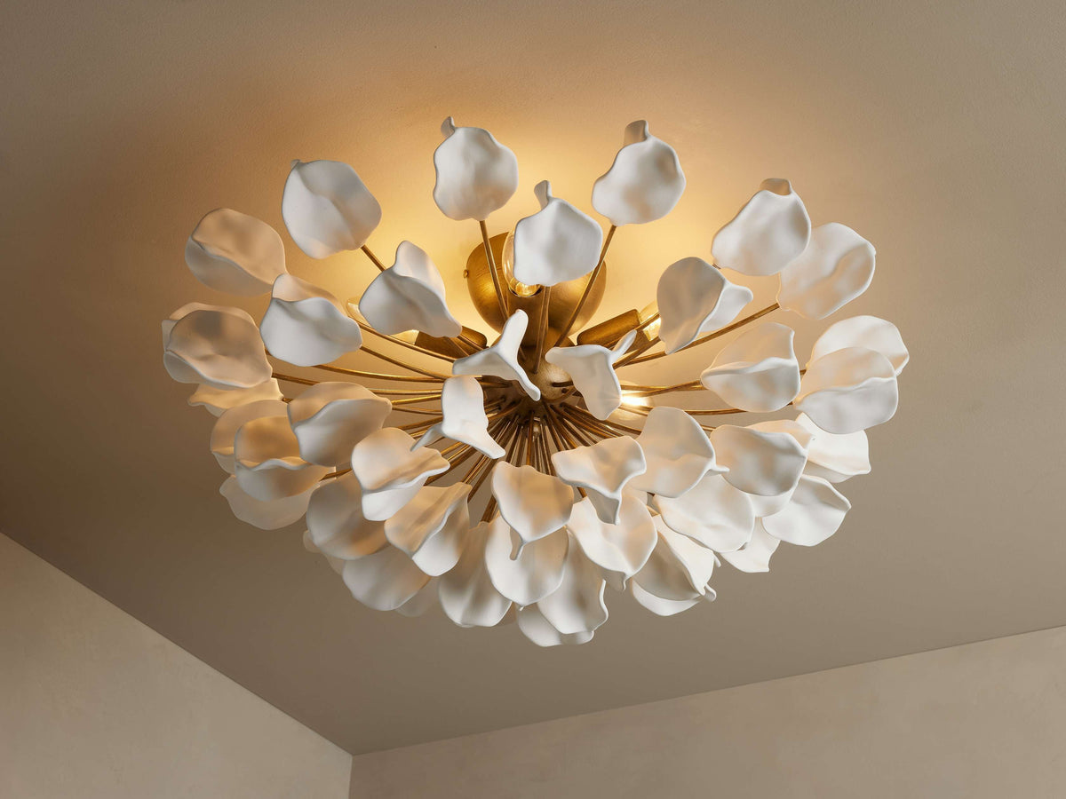 Lunaria Hushed Bloom Flush Mount