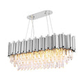 Elian Oval Crystal Chandelier-Grace Lamp