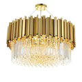 Elian Round Crystal Chandelier-Grace Lamp