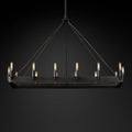 Camino Vintage Filament Rectangle Chandelier 41‘’L - Grace Lamp