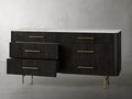 Finnley Six Drawer Dresser-Grace Lamp