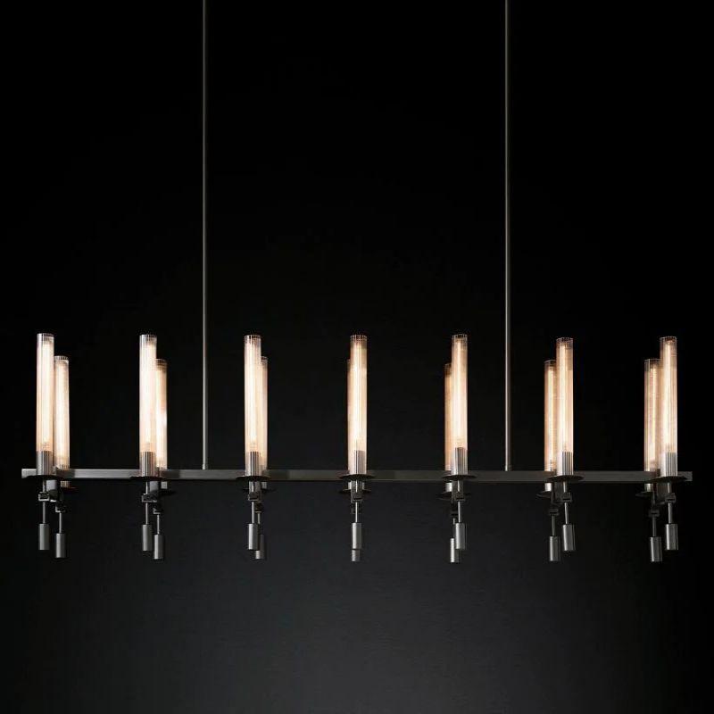 Fonate Linear Chandelier 66" - Grace Lamp