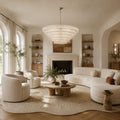 Amor 7-Tier Ghiaccio Glass Round Chandelier 60