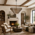 Amor 7-Tier Ghiaccio Glass Round Chandelier 60