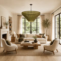 Amor 7-Tier Ghiaccio Glass Round Chandelier 60
