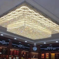 Modern Extra 2/3 Tiered Flush Mount Crystal Chandelier for Large Area - Grace Lamp
