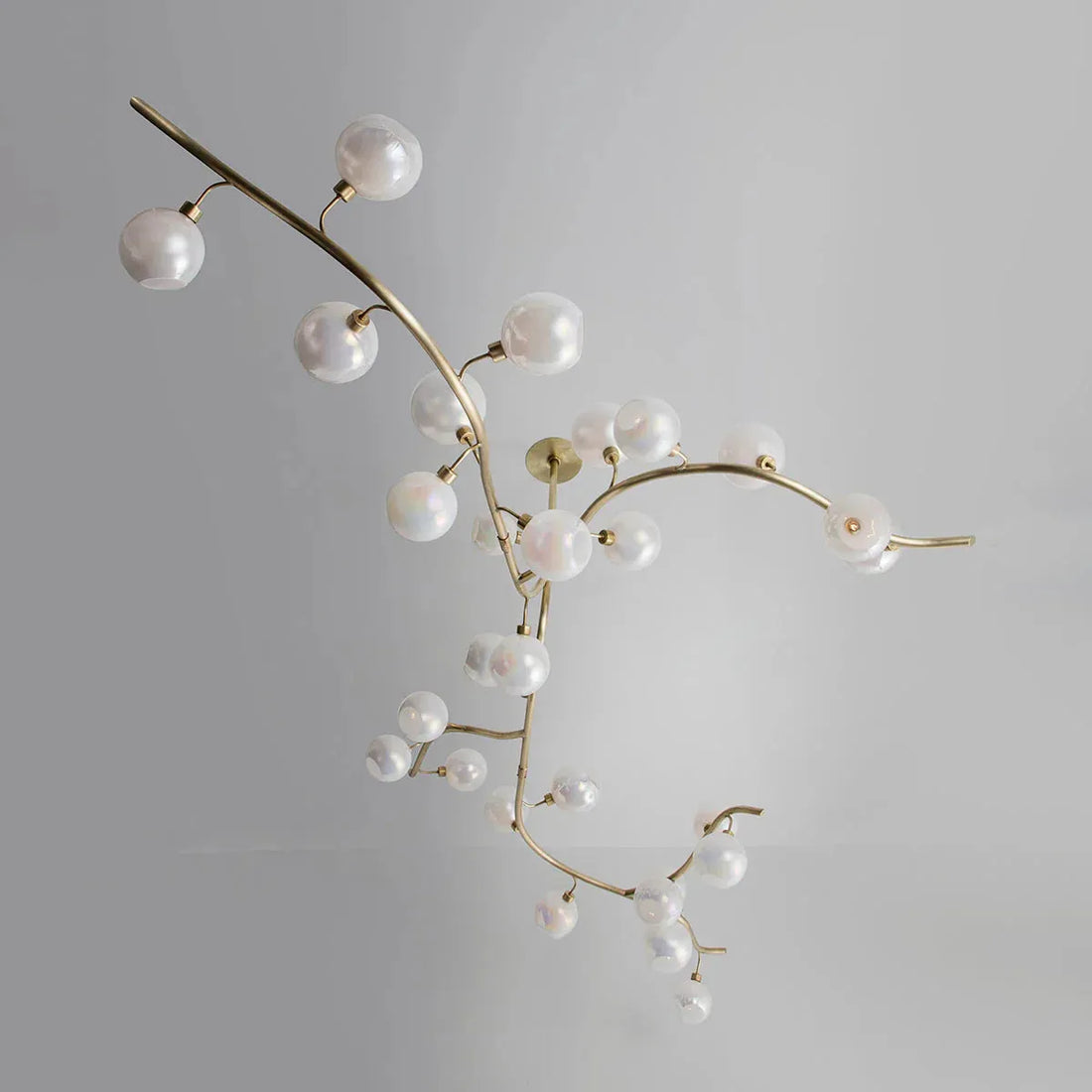 Contemporary Hand-blown Glass Globes Branch Chandelier for Dining Room Living Room and Kitchen Island - Grace Lamp