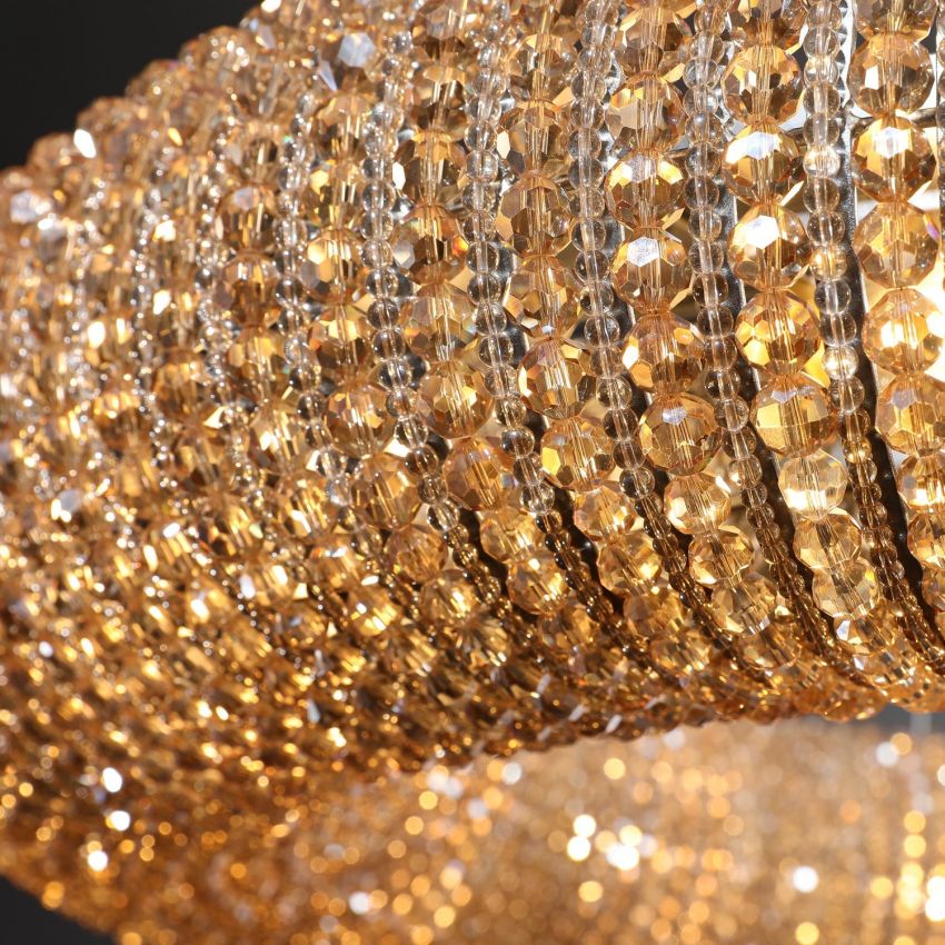 Halo Grand Crystal Sconce 36"H - Grace Lamp