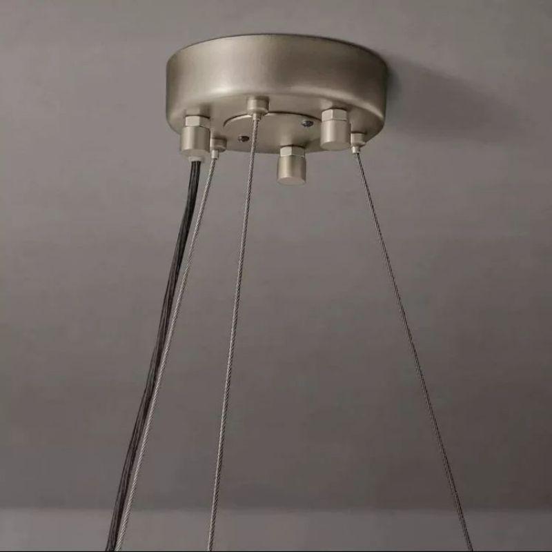 Halo Crystal Round LED Chandelier 32" - Grace Lamp