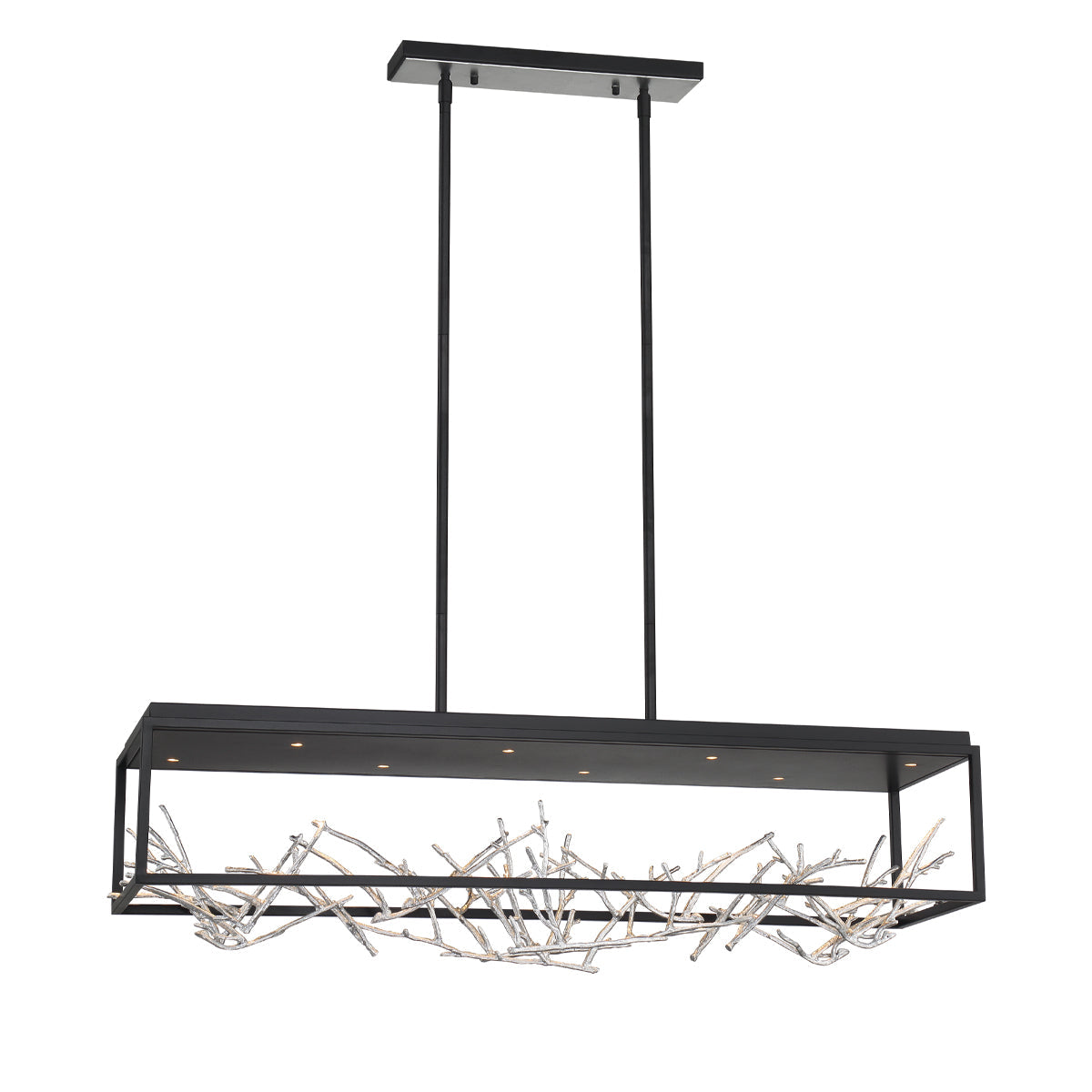 Aerie 8-Light 42" Linear Chandelier-Grace Lamp