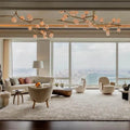 Contemporary Hand-blown Glass Globes Branch Chandelier for Dining Room Living Room and Kitchen Island - Grace Lamp