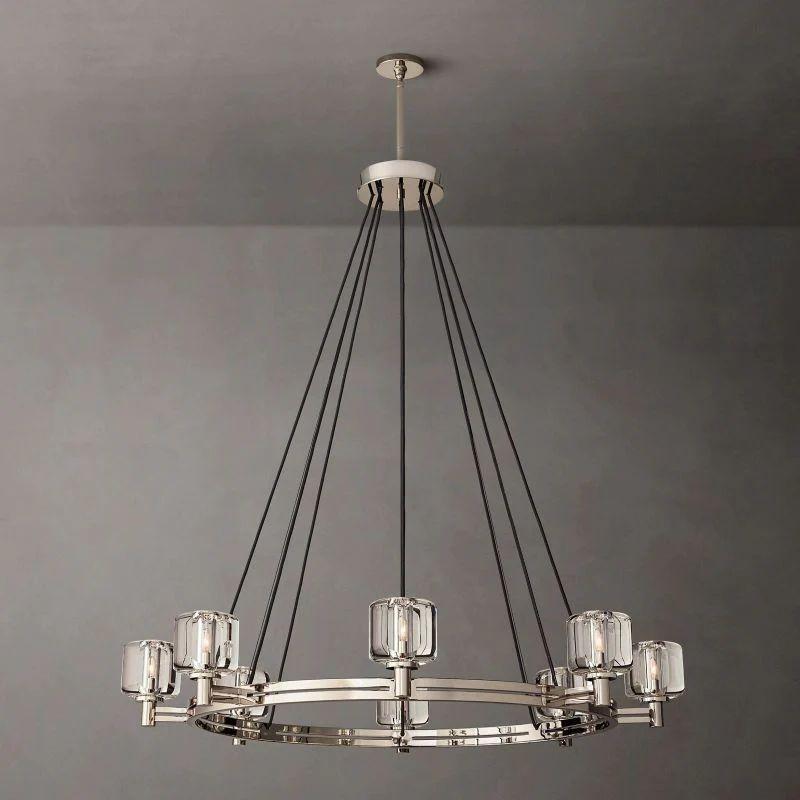 Demaret Crystal Round Chandelier 48'' - Grace Lamp