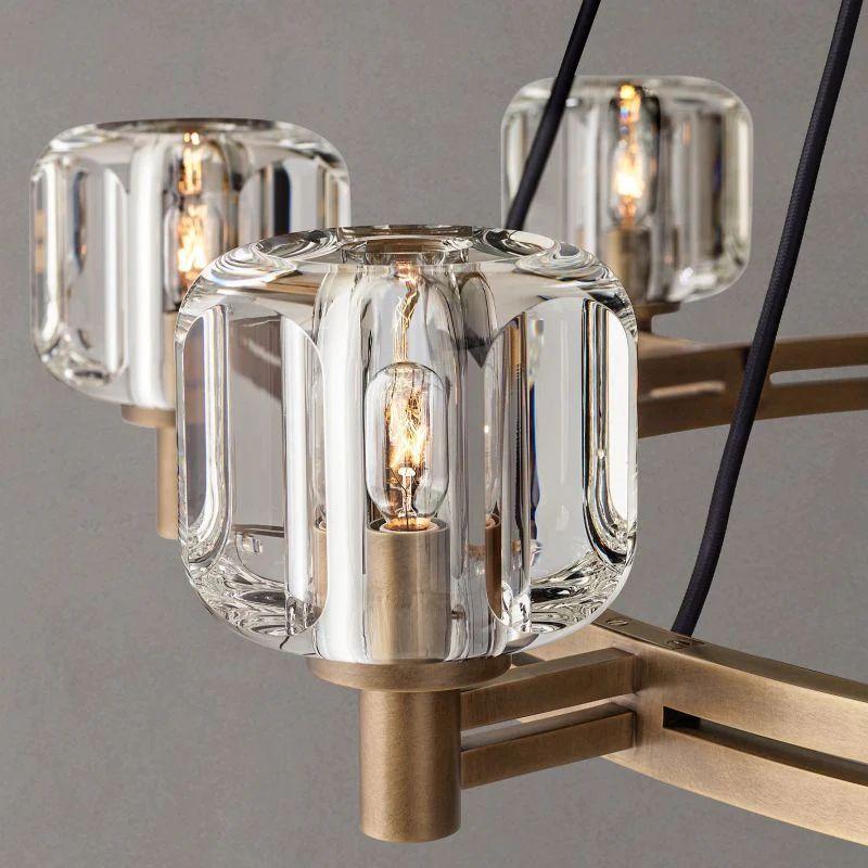 Demaret Crystal Round Chandelier 48'' - Grace Lamp